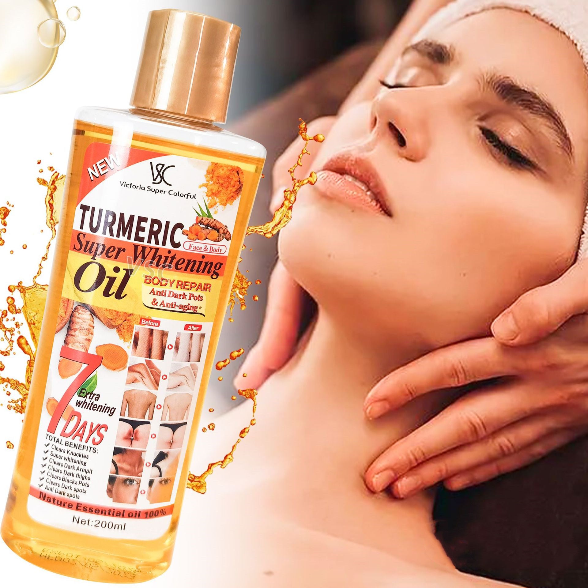 Tumeric Whitening Oil