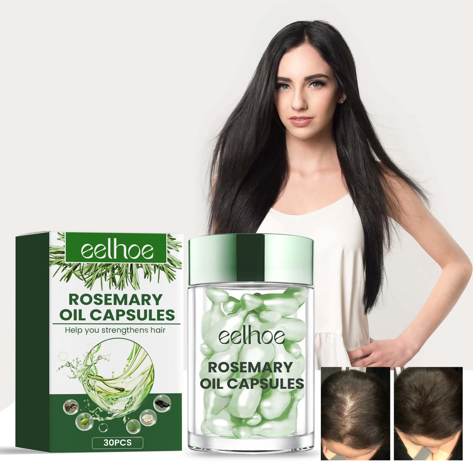 Rosemary Oil Hair Care Capsules